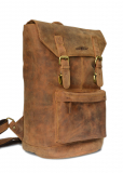 Vintage-Leder Rucksack Farbe braun